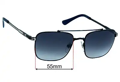 Persol 2487-S Replacement Lenses 55mm wide 