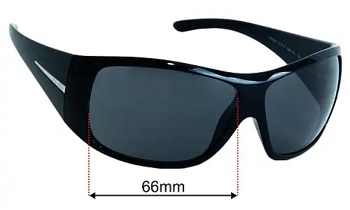 Prada SPR20H & PR20HS Ersatzlinsen 66mm wide 