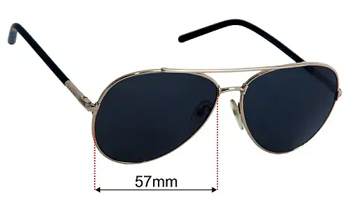 Prada SPR66X Ersatzlinsen 57mm wide 