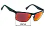 Sunglass Fix Replacement Lenses for Prada SPS56P - 60mm Wide 