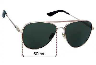 Quay Free Fall Replacement Lenses 60mm wide 