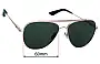 Sunglass Fix Replacement Lenses for Quay Free Fall - 60mm Wide 