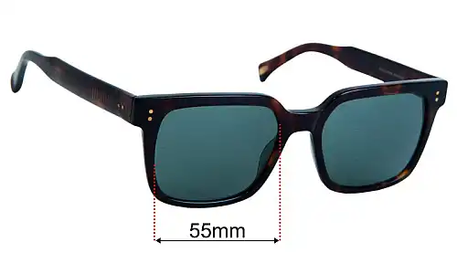Raen West  Replacement Lenses 55mm wide 