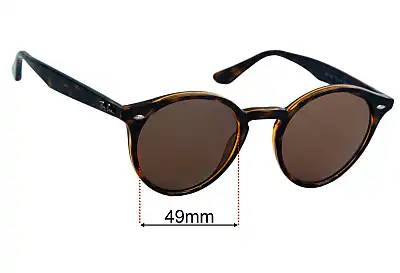 Ray-Ban RB2180 Ersatzlinsen 49mm wide 