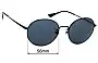 Sunglass Fix Ersatzgläser für Ray-Ban RB3612D - 56mm Wide 