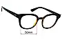 Sunglass Fix Lentes de Repuesto para Ray-Ban RB4324V Optics - 50mm Wide 