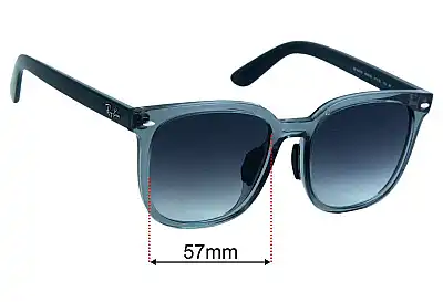 Ray-Ban RB4401D Replacement Lenses 57mm wide 
