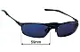 Sunglass Fix Verres de Remplacement pour Rudy Project Kabario Flip Up (Clip Only) - 59mm Wide 