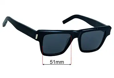 Saint Laurent  SL 469 Replacement Lenses 51mm wide 