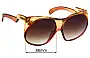 Sunglass Fix Replacement Lenses for Arnette 4027 - 66mm Wide 