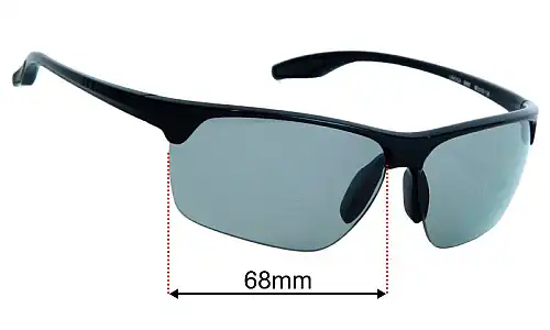 Sunglass Fix Replacement Lenses Serengeti Linosa - 68mm Wide 