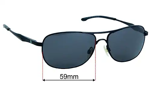 Specsavers Uluru Sun Rx Replacement Lenses 59mm wide 