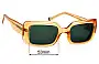 Sunglass Fix Replacement Lenses for Specsavers Wineglass Sun Rx - 53mm Wide 