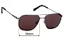 Sunglass Fix Replacement Lenses for Ted Baker  Sun Rx 06 - 56mm Wide 