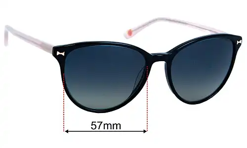 Ted Baker  Sun Rx 01 Replacement Lenses 57mm wide 
