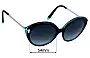 Sunglass Fix Verres de Remplacement pour Tiffany & Co TF 4167 - 54mm Wide 