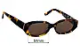 Sunglass Fix Replacement Lenses for Velvet Canyon Mannequin - 51mm Wide 