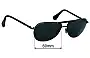 Sunglass Fix Replacement Lenses for Zeal Barstow - 60mm Wide 