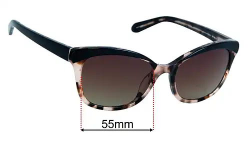 Kate Spade Amara/S Replacement Lenses 55mm wide 