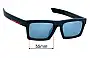 Sunglass Fix Replacement Lenses for Prada SPS02Z-U - 55mm Wide 
