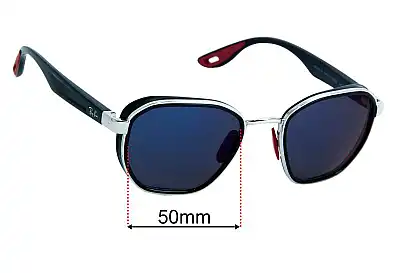Ray-Ban RB3674-M Scuderia Ferrari Collection Replacement Lenses 50mm wide 