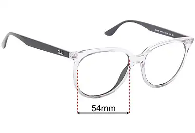Ray-Ban RB4378-V Optics Replacement Lenses 54mm wide 