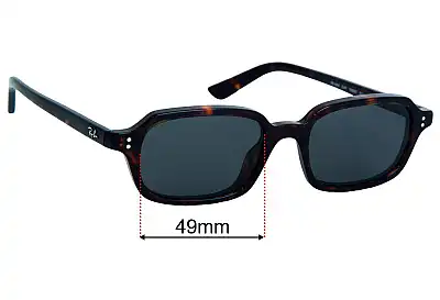 Ray-Ban RB4455 Zuri Replacement Lenses 49mm wide 