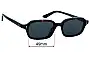 Sunglass Fix Ersatzgläser für Ray-Ban RB4455 Zuri - 49mm Wide 