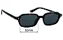 Sunglass Fix Ersatzgläser für Ray-Ban RB4455 Zuri - 52mm Wide 