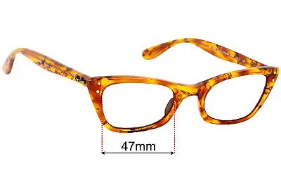Ray-Ban RB5499 Lady Burbank Optics Lentes de Repuesto 47mm wide 