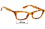 Sunglass Fix Replacement Lenses for Ray-Ban RB5499 Lady Burbank Optics - 47mm Wide 