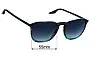Sunglass Fix Replacement Lenses for Ray-Ban RB2203 - 55mm Wide 