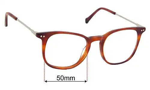 Bailey Nelson  Homer Replacement Lenses 50mm wide 