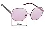 Sunglass Fix Verres de Remplacement pour Burberry B 3070 - 56mm Wide 