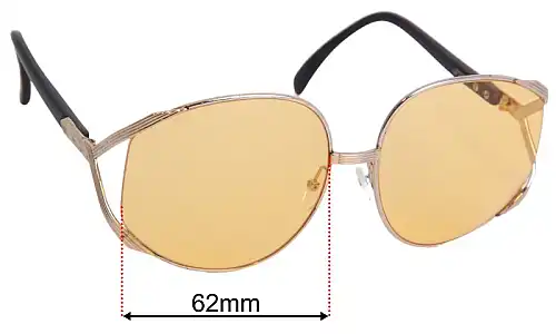 Christian Dior 2250 Lentes de Repuesto 63mm wide 