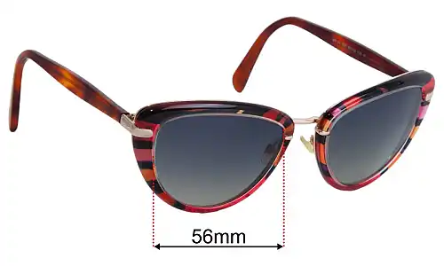 Emilio Pucci EP11 Lentes de Repuesto 60mm wide 