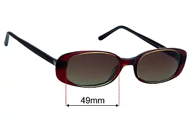 Emporio Armani 588/S Replacement Lenses 49mm wide 