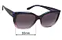 Sunglass Fix Ersatzgläser für Emporio Armani EA4198 - 55mm Wide 
