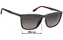 Sunglass Fix Replacement Lenses for Fila SF9248 - 58mm Wide 