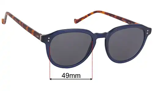 Hackett Bespoke HSB867  Replacement Lenses 49mm wide 