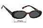 Sunglass Fix Replacement Lenses for Le Specs Outta Love - 51mm Wide 