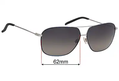Maui Jim MJ778 Kami Replacement Lenses 62mm wide 