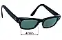 Sunglass Fix Replacement Lenses for Moscot Hyman - 47mm Wide 
