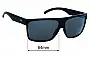 Sunglass Fix Replacement Lenses for Otis Young Blood - 64mm Wide 