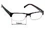 Sunglass Fix Replacement Lenses for Randy Jackson 1038 - 54mm Wide 