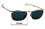 Sunglass Fix Replacement Lenses for Ray-Ban RB3619 Olympian II Deluxe - 60mm Wide 