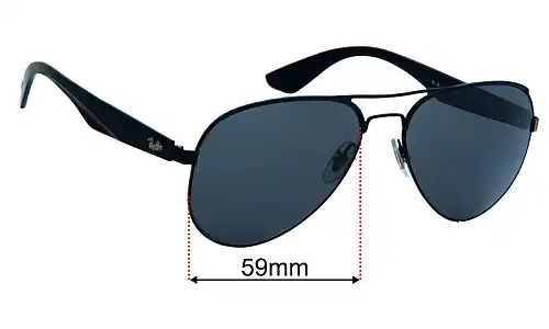 Ray-Ban RB3523 Ersatzlinsen 59mm wide 