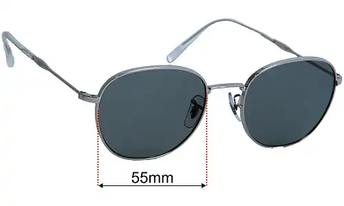 Sunglass Fix Replacement Lenses Ray Ban RB3809 - 55mm Wide 