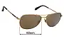 Sunglass Fix Replacement Lenses for Sama Black Onyx - 60mm Wide 