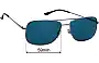 Sunglass Fix Replacement Lenses for Sunglass Hut HU 1004 - 59mm Wide 
